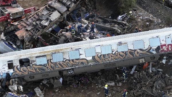 Le nombre de morts dans un accident de train en Grèce s